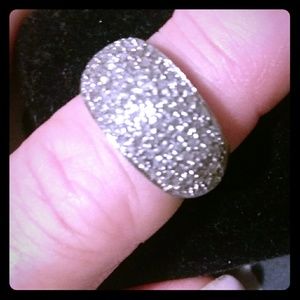 Pave diamond ring